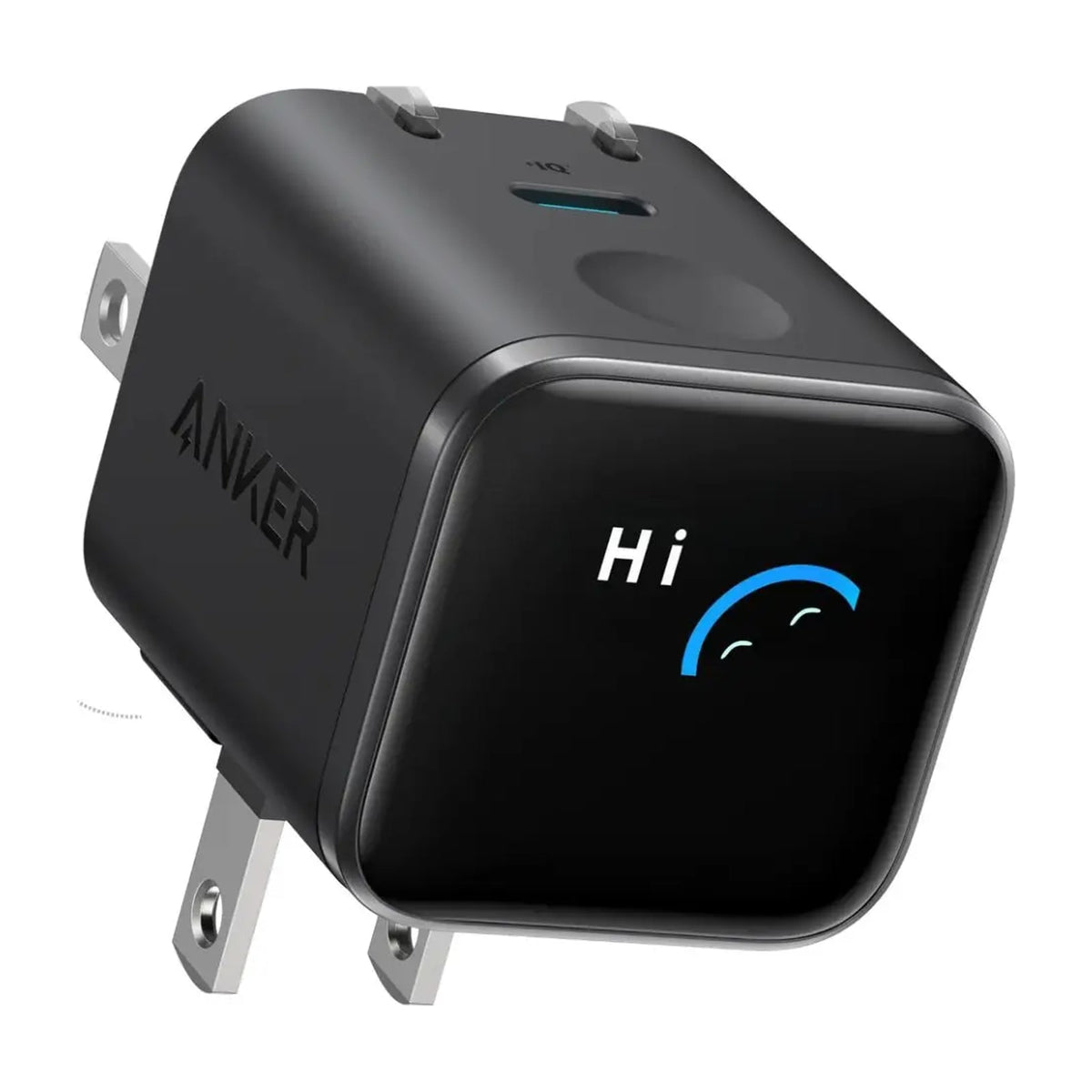 Anker Nano 45W Charger with Smart Display — smart display close-up