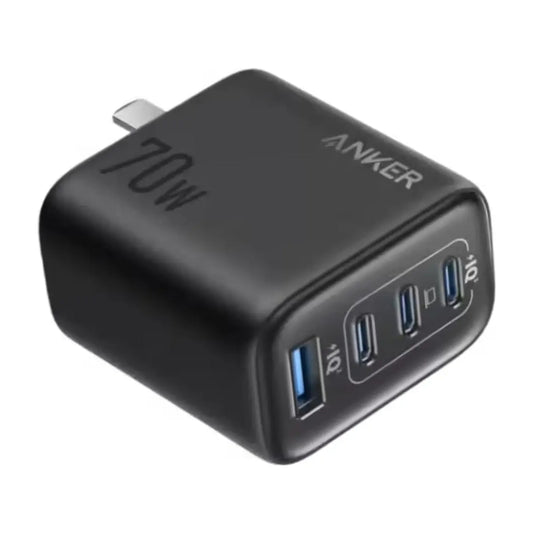 Anker Zolo 70W Charger — 4 Ports (A121C) — port detail