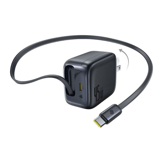 Baseus EnerCore CJ11 45W Charger with Retractable Cable