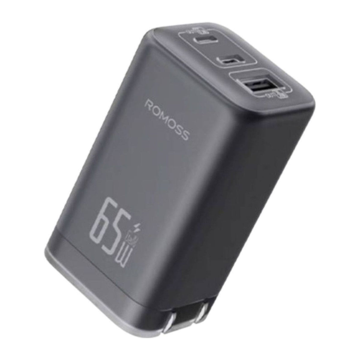 Romoss AC65MC 65W GaN Charger — 3 Ports