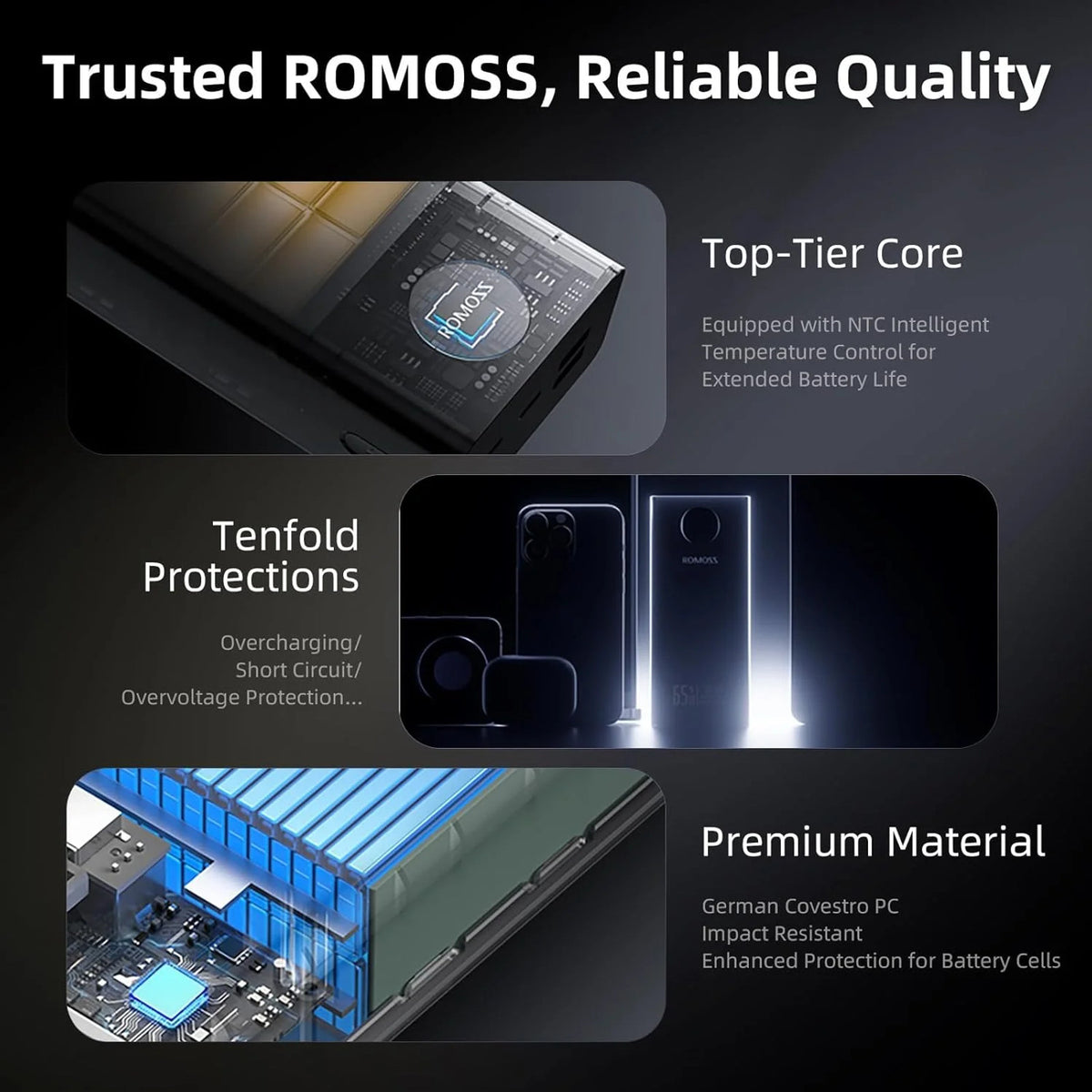 Romoss PEA27S Power Bank — 27,000mAh, 30W